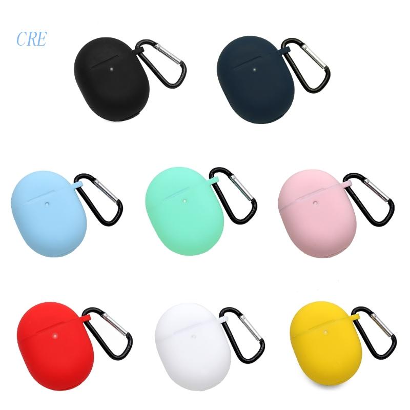 Cre Case Cover Pelindung Earphone Earbuds Warna-Warni Dengan Kait Gantungan Kunci Untuk Pixel Buds Pro