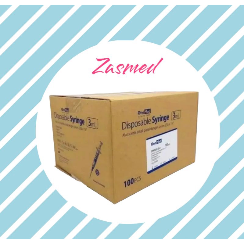 Syringe 3cc Onemed / spuit 3cc onemed
