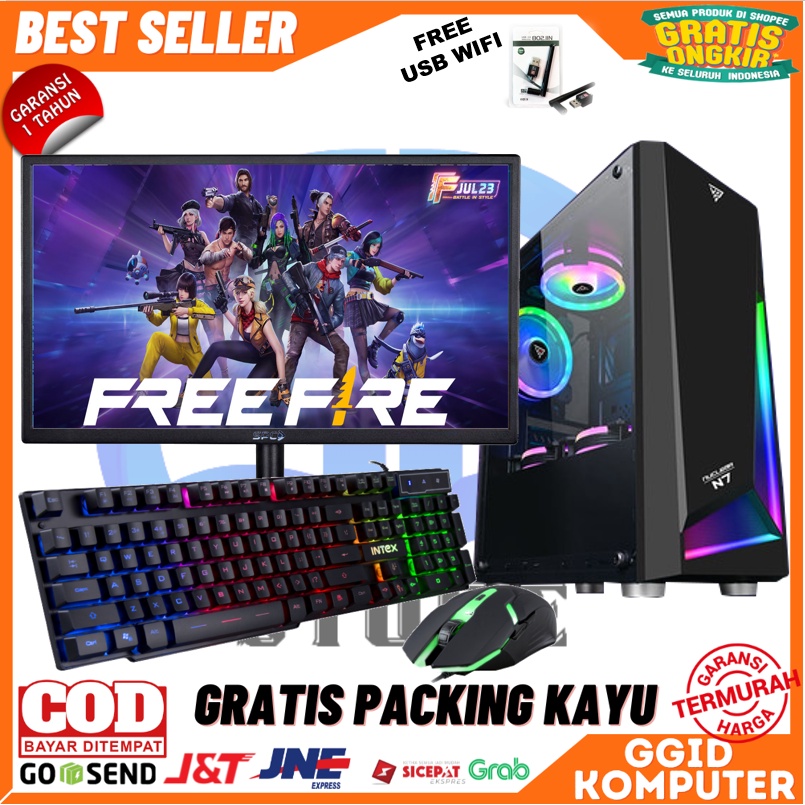 Jual Paket Pc Gaming Amd A Ram Gb Hdd Gb Led Inch Siap Gaming