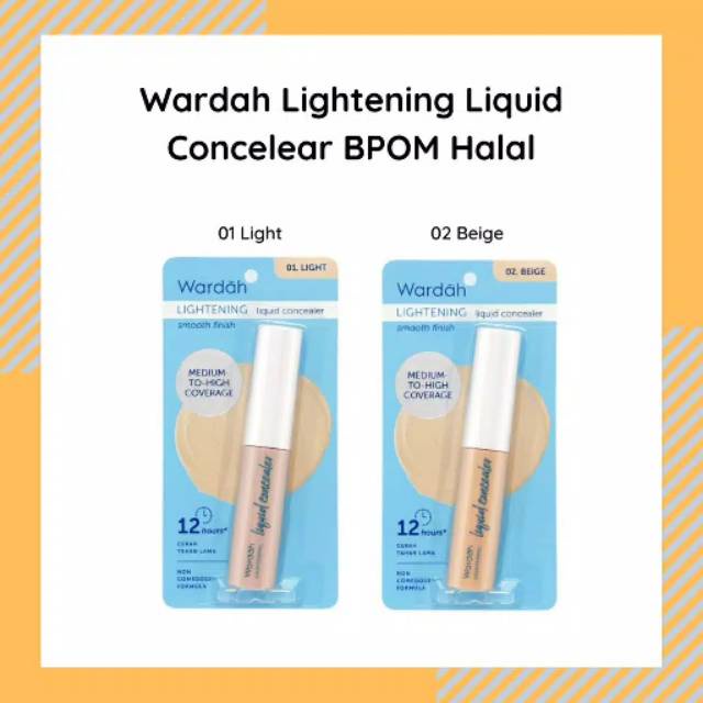 WARDAH LIGHTENING LIQUID CONCEALER 7GR KOSMETIK MAKE UP CORRECTOR