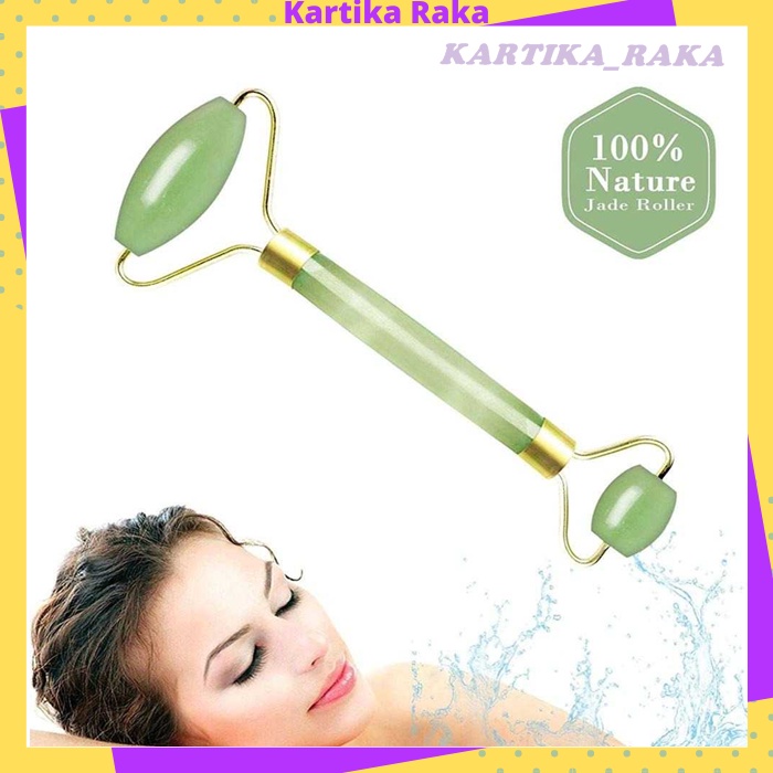 KR Jade Roller Alat Pijat Wajah Dan Muka Face Roller Facial Face Massage