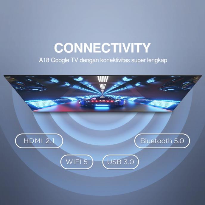 T0P TCL 55A18 - 55 INCH GOOGLE TV - 4K UHD - DOLBY AUDIO - NETFLIX -55A18 NICE