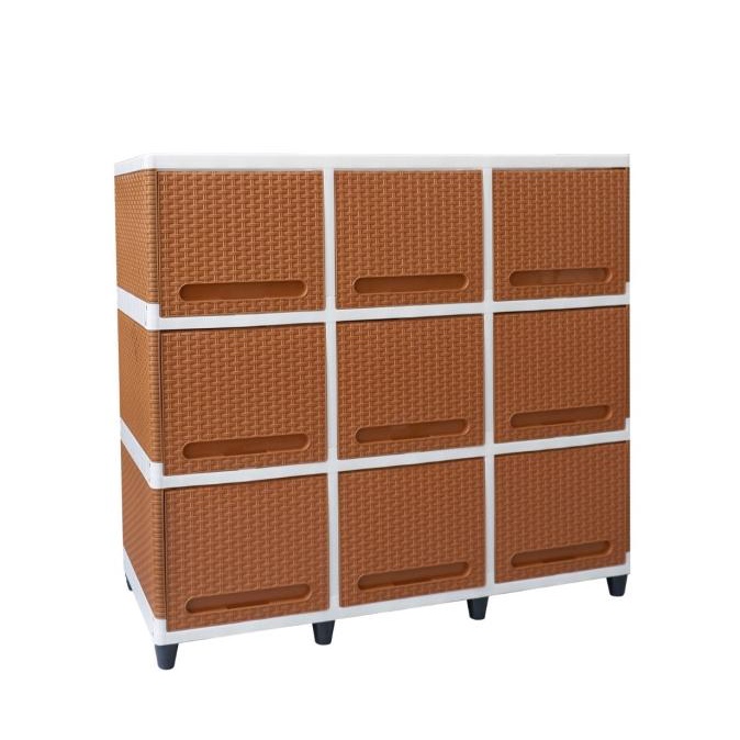 

lemari plastik club flip 3 triple stock ready