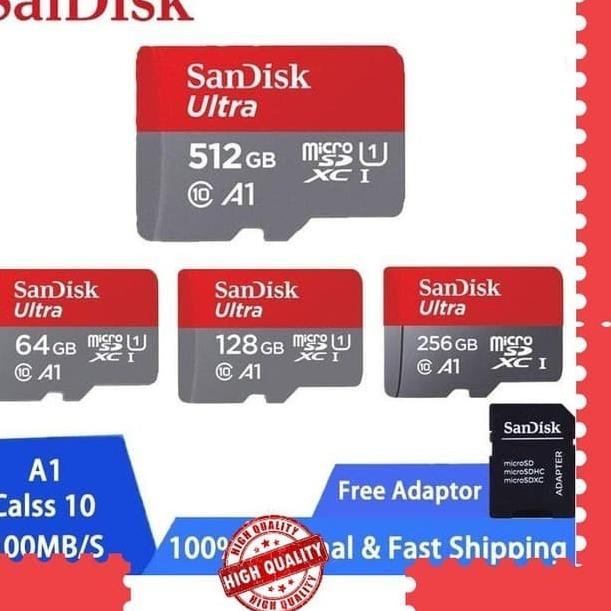 ULTRA SANDISK 128 256 64 GB MEMORI PENYIMPANAN KARTU MEMORY SD CARD - 32 gb