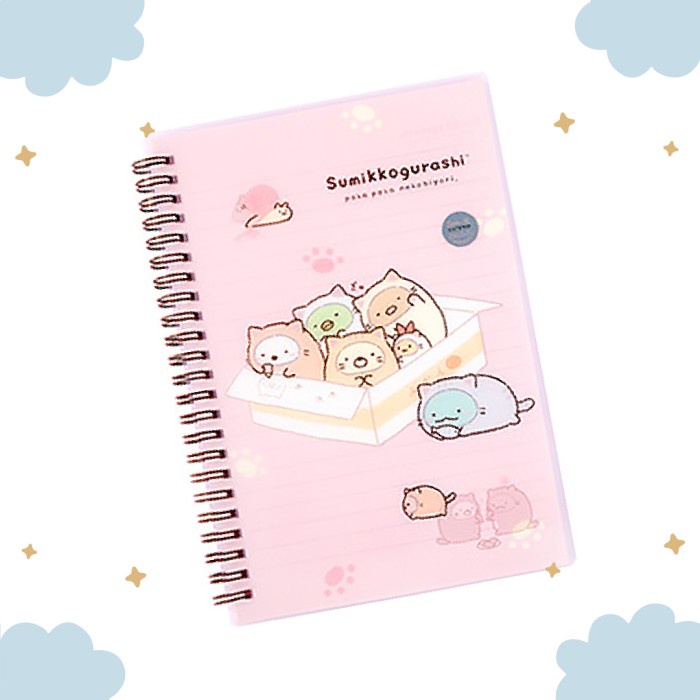 

TOKKADO Sumikko Gurashi Spiral Notebook A5 Buku Catatan Agenda Lucu - Pink RATU.SHOP25
