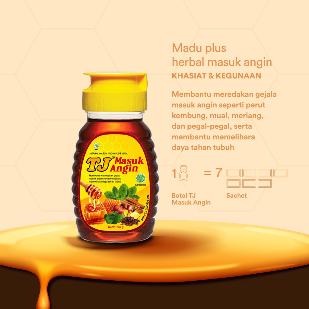 Madu TJ Murni Extra - Madu TJ OBH - Jahe Mint - Lemon Kurma