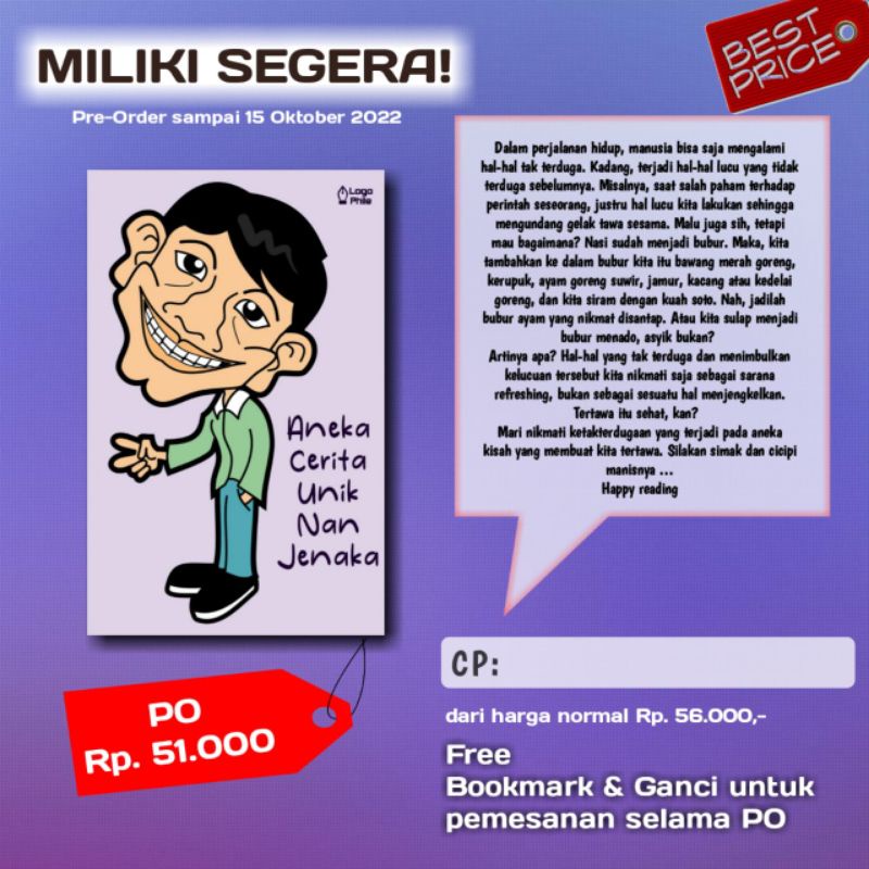 

Buku Aneka Cerita Unik Nan Jenaka