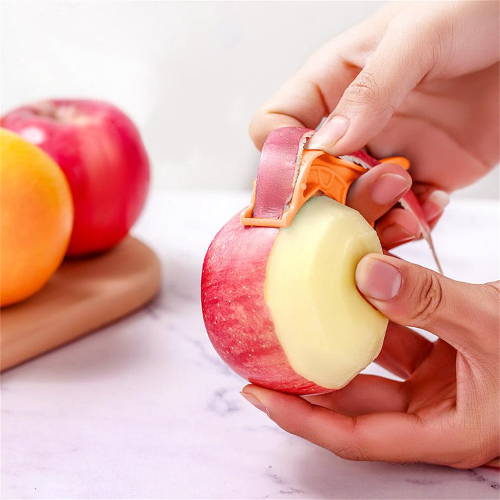 Alat Kupas Buah Jeruk Sayur Portable Stainless Kitchen Slicer Outdoor Fruits Peeling Accessories