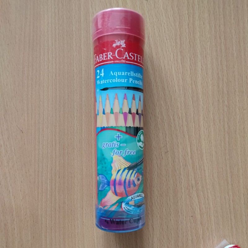

Pensil Warna 24 Warna Faber Castell 115924 Aquarellstifte Watercolour Pensil