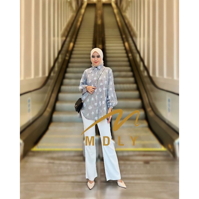 Kemeja Wanita Terbaru Geona Shirt By Mdly 3135