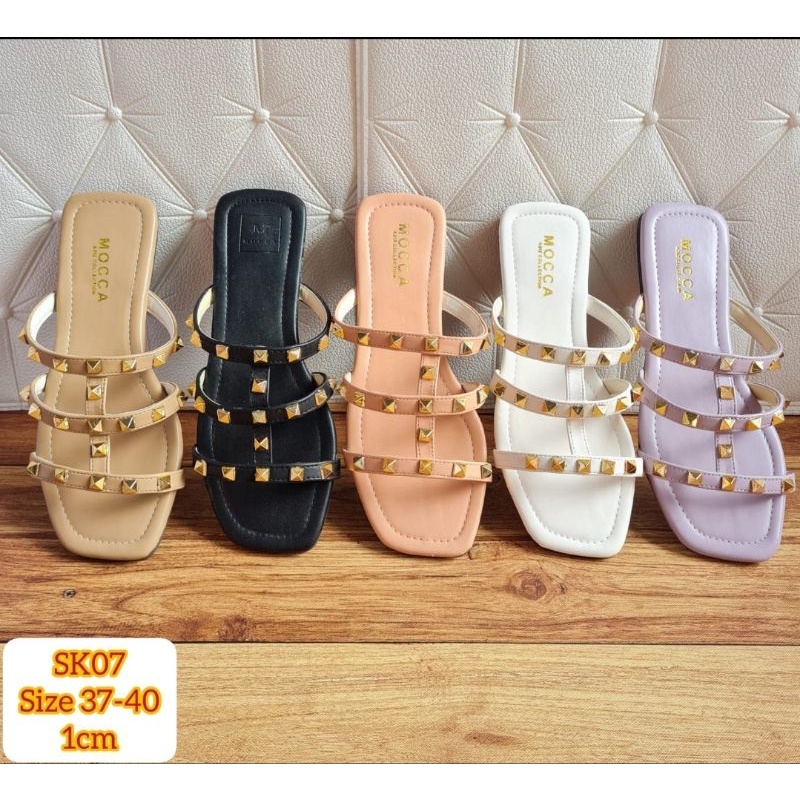 ABBUSHOES Sk 07 flat teflek stut andira 1cm