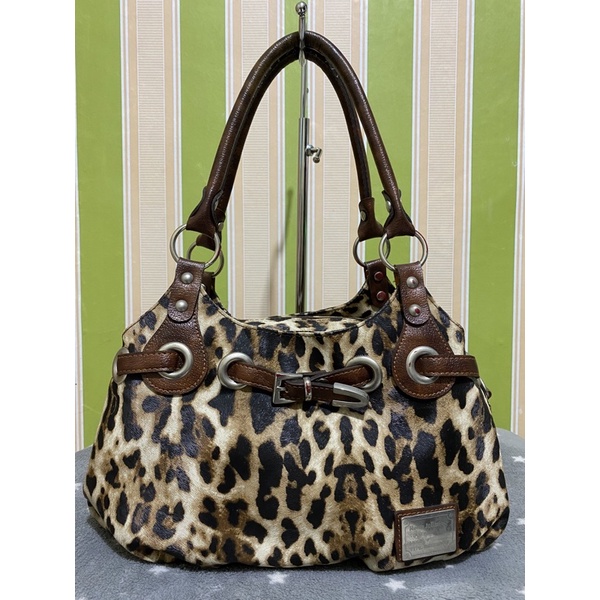 Tas Preloved Handbag Motif Leopard brand Roma Jellar