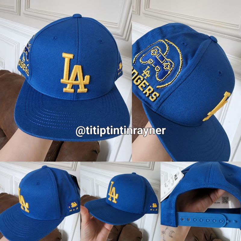 TOPI MLB KOREA LA DODGERS BLUE & GOLD