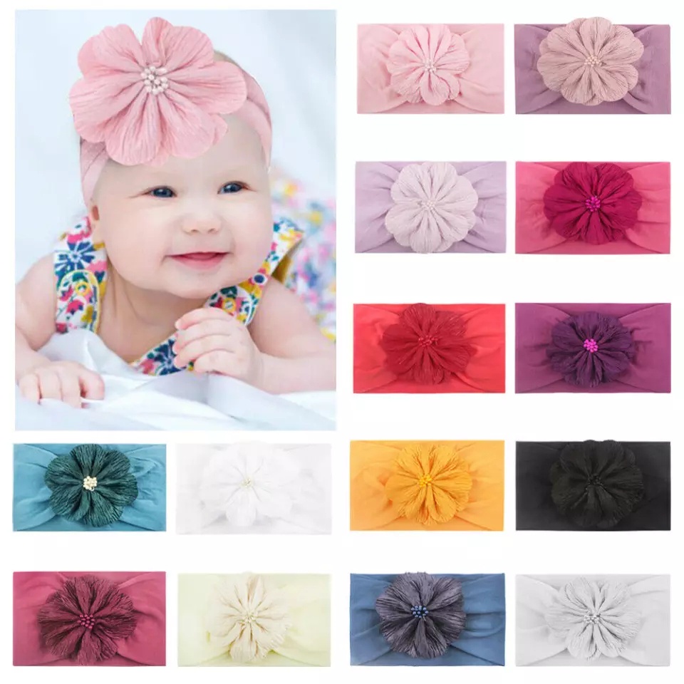 (Pimenova) baby bandana bandana bayi bunga bandana import