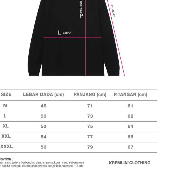 KREMLIN Long sleeve kaos lengan panjang - Geeks - Black - M