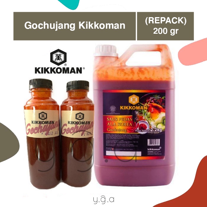 

Gochujang Kikkoman (REPACK) 200ml / Gocujang / Saus Pedas Ala Korea
