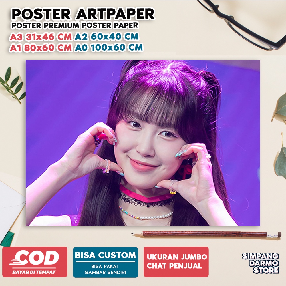 Jual Poster Ichillin KPOP E.JI, Jackie, Joonie, Chaerin, Sohee, Yeju