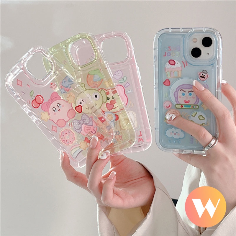 Soft Case Tpu Transparan Motif Kartun Toy Story Untuk iPhone 7Plus 11 13 12 14 Pro Max 6Plus 8Plus X XR XS Max