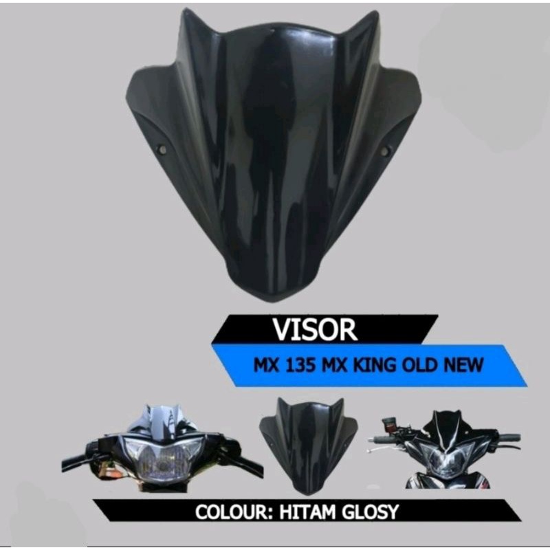 visor MX, visor Mio, Visor jupiter Z, Visor vega, visor bebek  universal hitam anti pecah kualitas ori