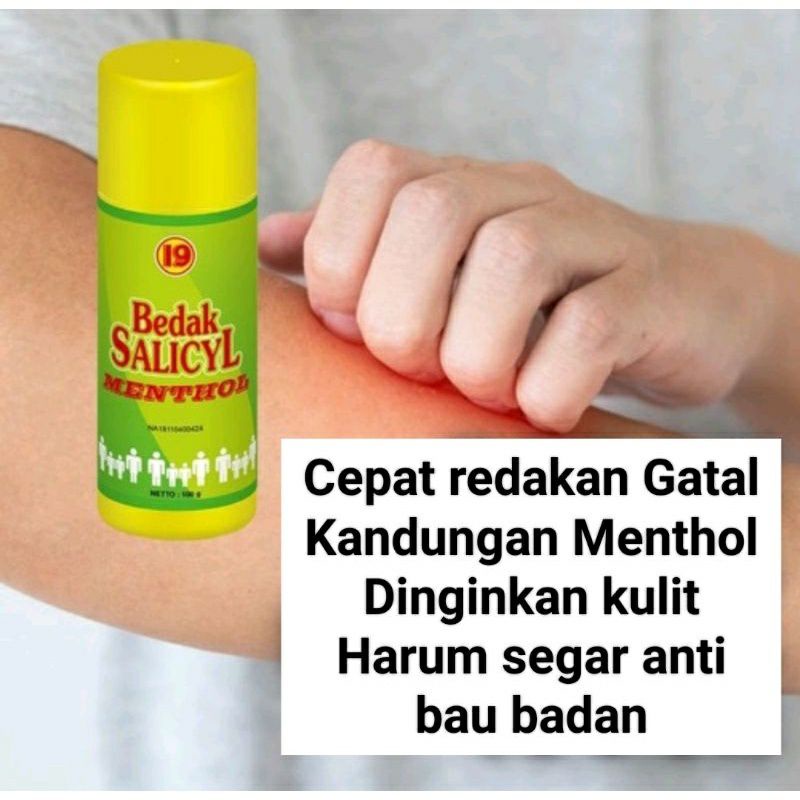 Bedak Salicyl Mentol 19