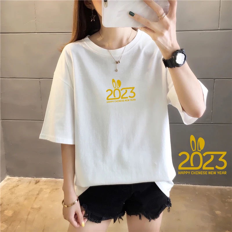 YOURSTYLE1119 - KAOS 2023 CNY KAOS IMLEK KEKINIAN TERLARIS KEREN UNISEX OVERSIZE