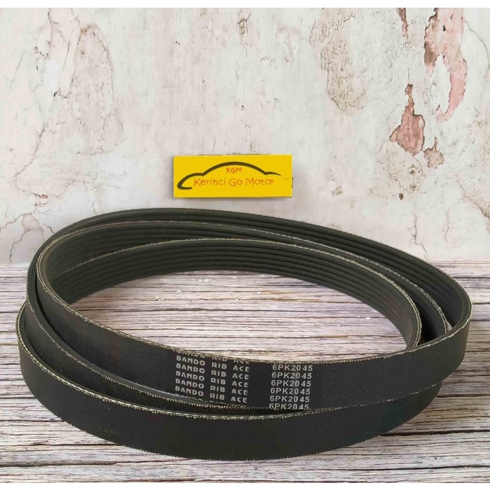 BANDO VAN BELT 6PK 2045 RIB BELT TALI KIPAS 6PK-2045 FAN BELT ALUR