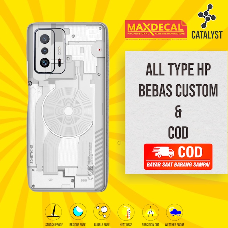 Garskin Xiaomi 11T mi 11t mi11t pro Fullbody - Kode Nothing - Free Custom Skin Protector Case