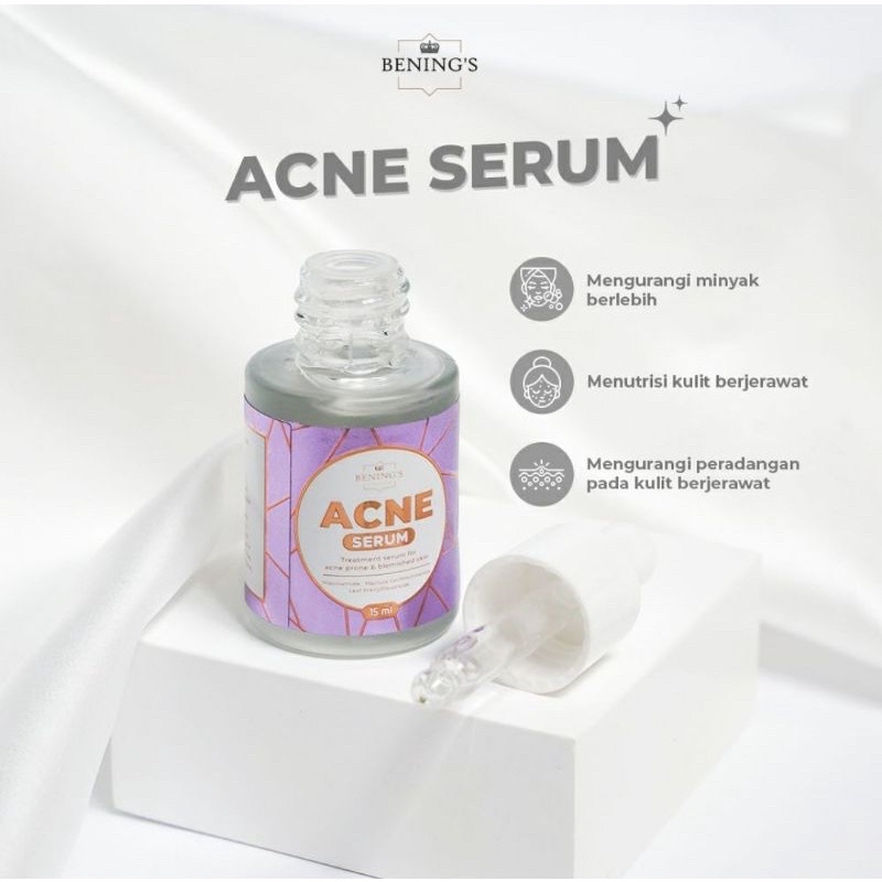 Bening Skincare Dr Oky Pratama Benings Serum Series Acne Gold Whitening anti aging dark sport Benings.