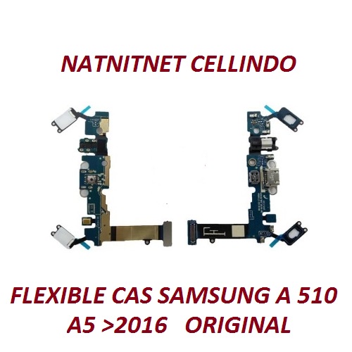 FLEXIBEL FLEXIBLE SAMSUNG GALAXY A5 2016 A510 CON CONNECTOR KONEKTOR TC CAS CHARGER MIC ORIGINAL