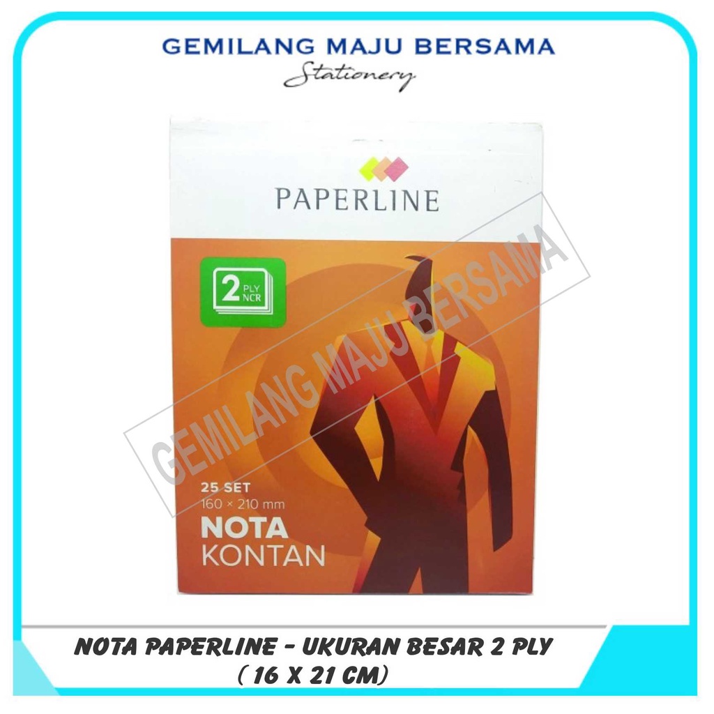 

Nota Paperline / PPL Besar 2ply (1pk=10bh)