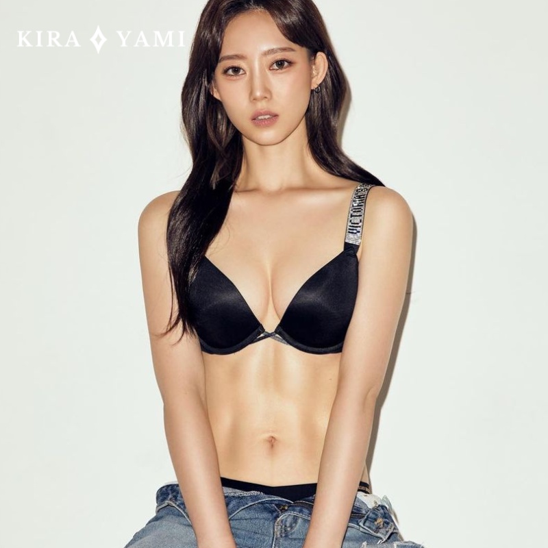 Victoria's Secret VS Bombshell Shine Strap Bra Push Up Panties Lingerie ORIGINAL 100%