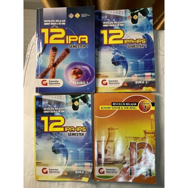 preloved buku bimbel ganesha operation / koding GO kelas 12 / 3 SMA