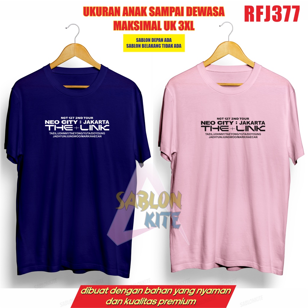 MURAH!!! KAOS NEO CITY JAKARTA THE LINK RFJ377 UP TO 3XL