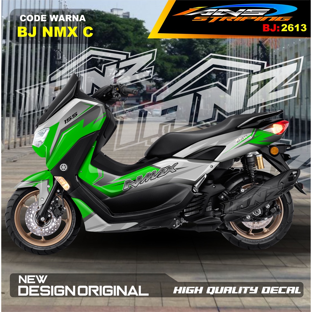 DECAL STICKER NMAX FULL BODY DESAIN ELEGANT / STICKER VARIASI ALL NEW NMAX TERBARU  / STICKER NMAX OLD