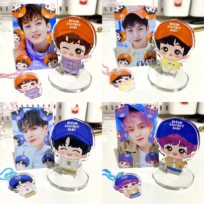 Nct Dream Laundry Shop Collection Fanart | Nct Mirror Keychain Standee Nct Dream Laundry Sticker
