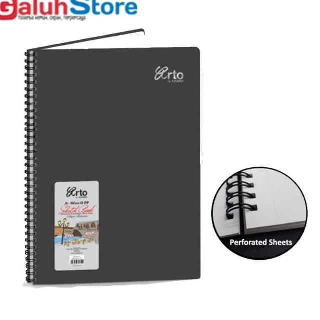 

Arto Sketch Book / Sketchbook / Sketsa Spiral A4 - 110gsm - 60 sheets