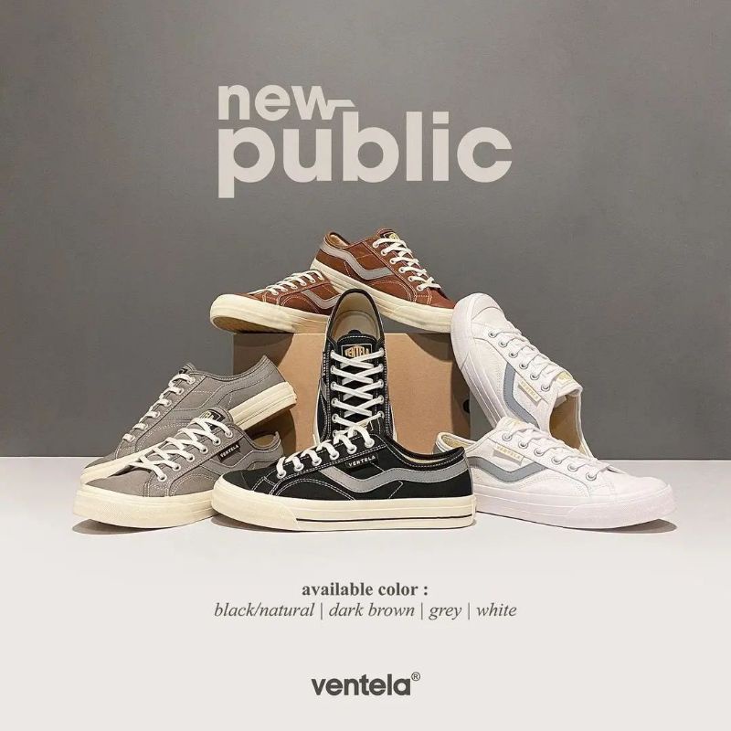 Sepatu Ventela New Public Original [ VENTELA OFFICIAL ]
