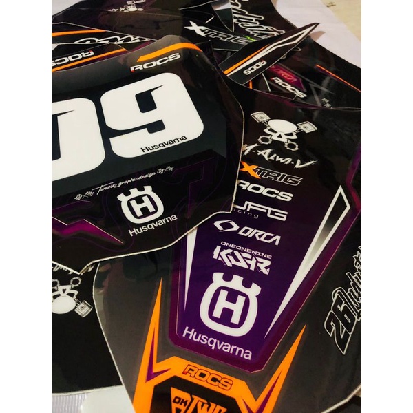 MAXDECAL HIGRIP 500 MC KOMBINASI ( UNGU,ORANGE CANDY )