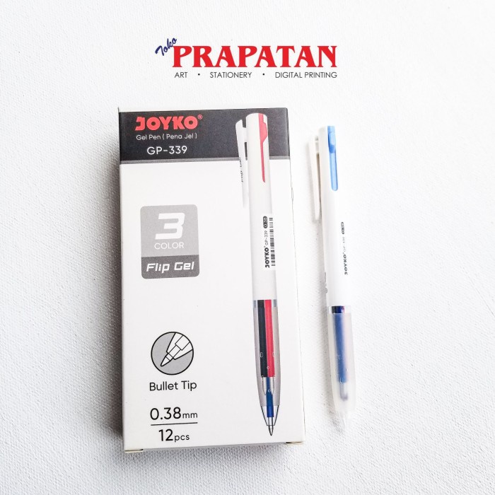 

Joyko Gel Pen 3 Color GP-339 / Pulpen Pena NANDAA