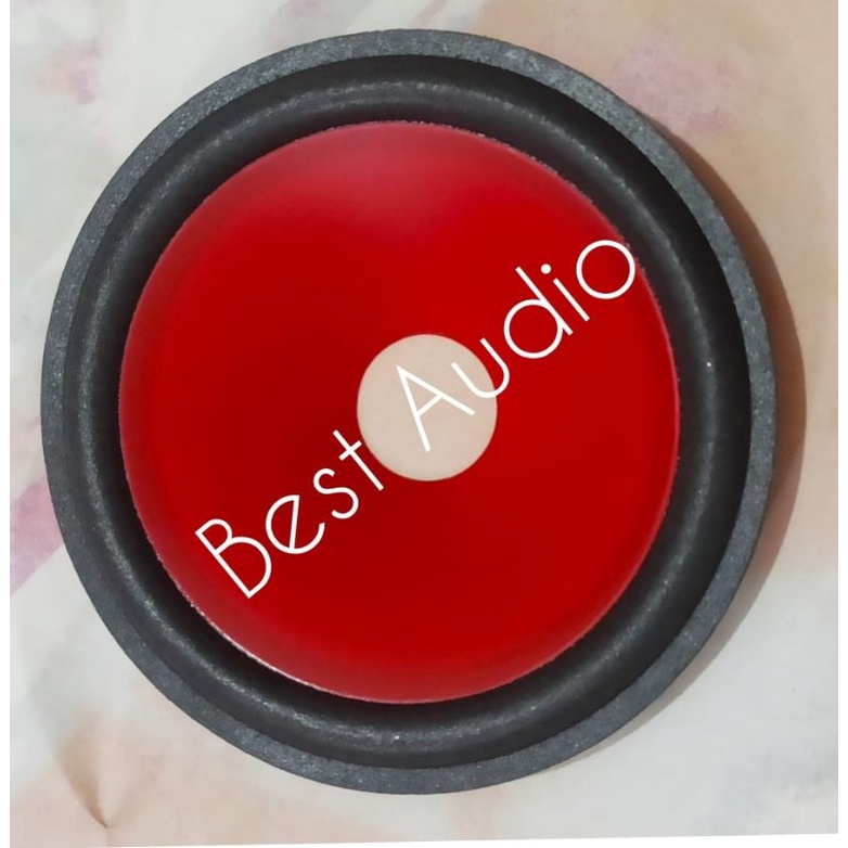 Daun kertas speaker woofer spon mika merah 4inch 4 inch diameter 9.8cm voice 20mm