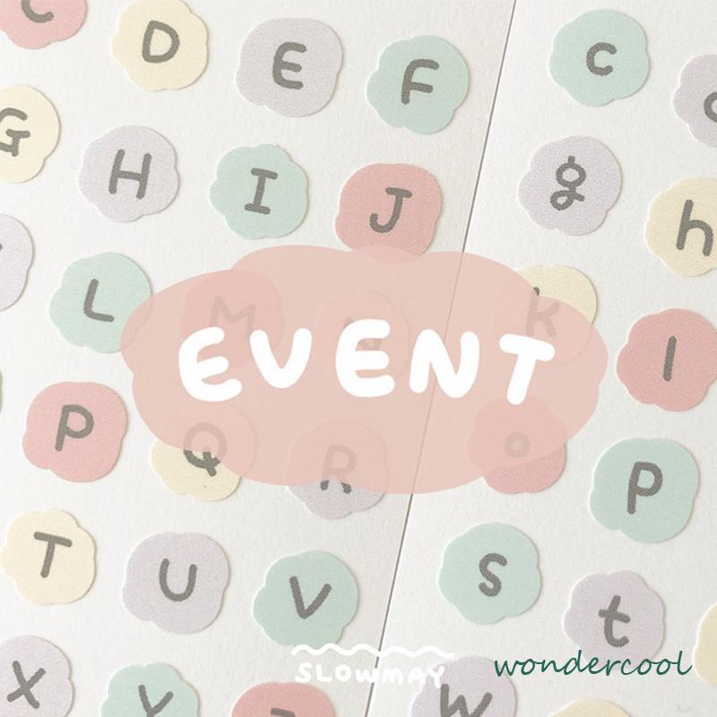 Stiker Alpabet Huruf Angka Kartun Lucu Beruang Stiker Untuk Dekor Buku Jurnal / Diary-Won