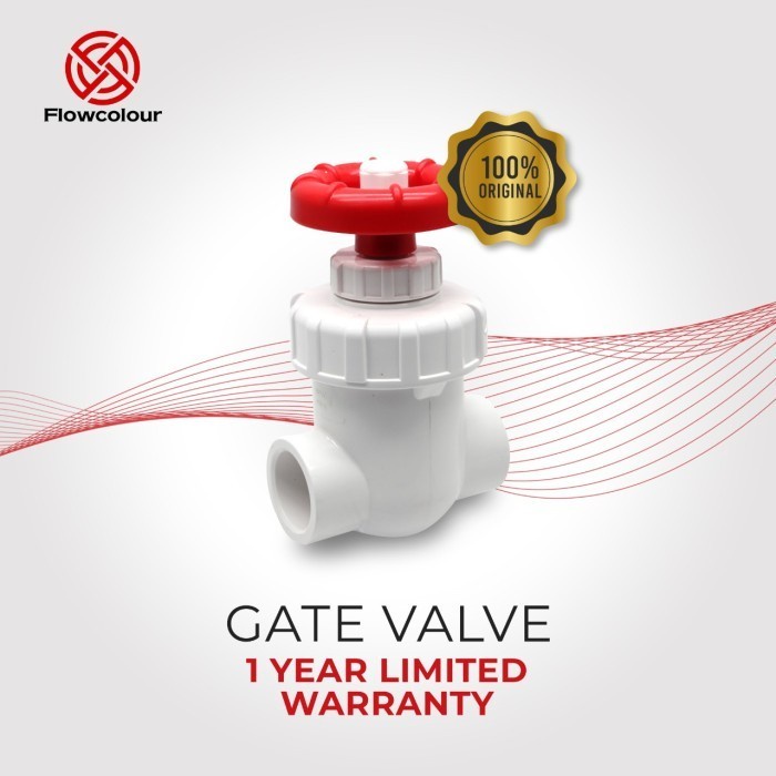 Flowcolour Gate Valve pipa Pipe U – PVC by Sanking / San king