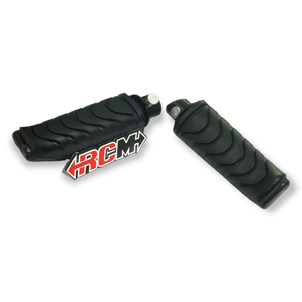 SEPASANG SEPAKET KARET BARTSTEP BAR STEP BARSTEP FOOTSTEP FOOT STEP PIJAKAN INJAKAN KAKI BELAKANG BLK KANAN KIRI HONDA REVO BLADE SUPRAX SUPRA X 125 FI F1 LOKAL JAMINAN KUALITAS