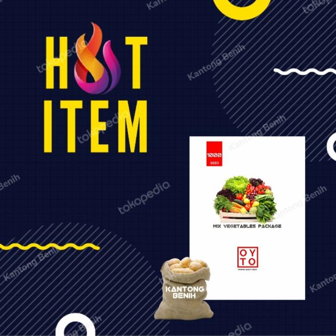 PROMO PAKET 1000 BENIH SAYURAN BIBIT TANAMAN HIDROPONIK F1