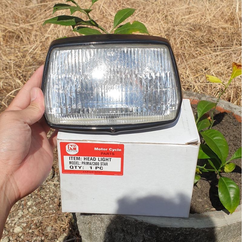 reflektor headlamp lampu depan astrea prima star set bohlam