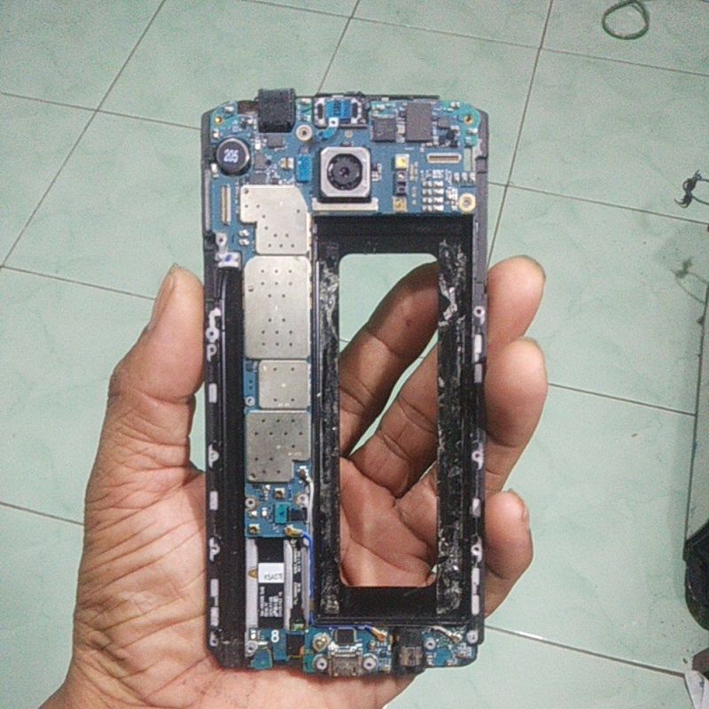 mesin samsung galaxi note 5 normal original copotan+tatakan lcd+kamera depan belakang +konektor char
