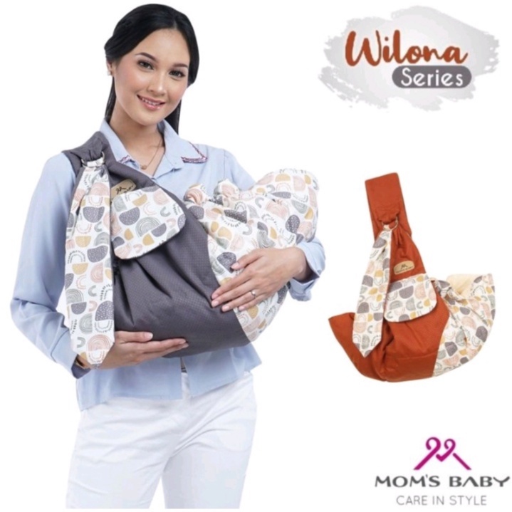 MOMS BABY gendongan bayi samping,WILONA Series.