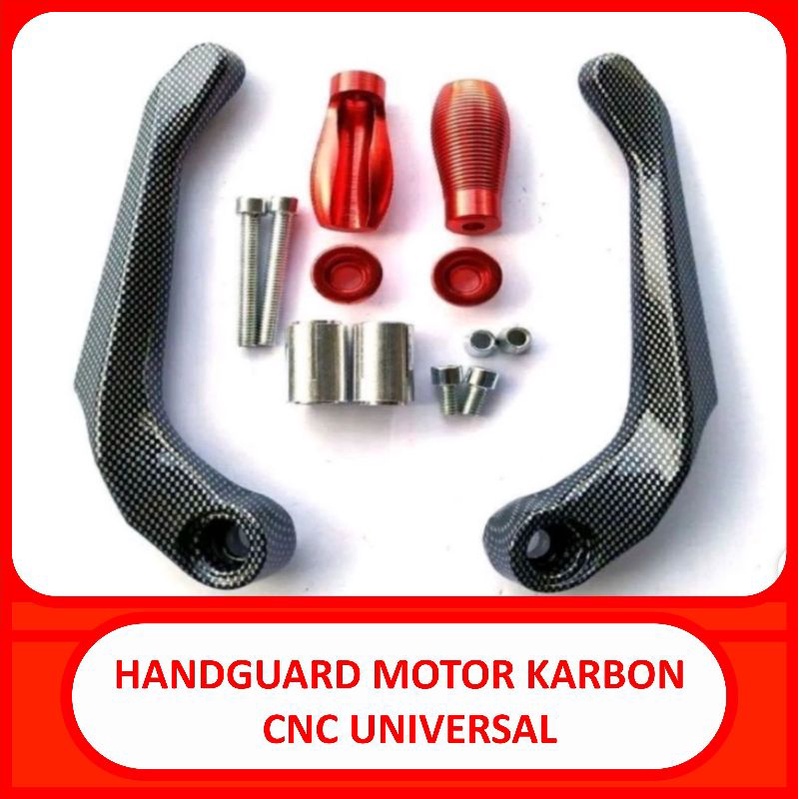 handguard motor  karbon full cnc bebek matic sport universal