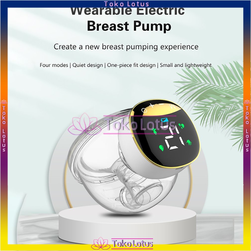 Breast Pump Handsfree Portable Rechargeable Pompa LED Pompa ASI Elektrik Wearable