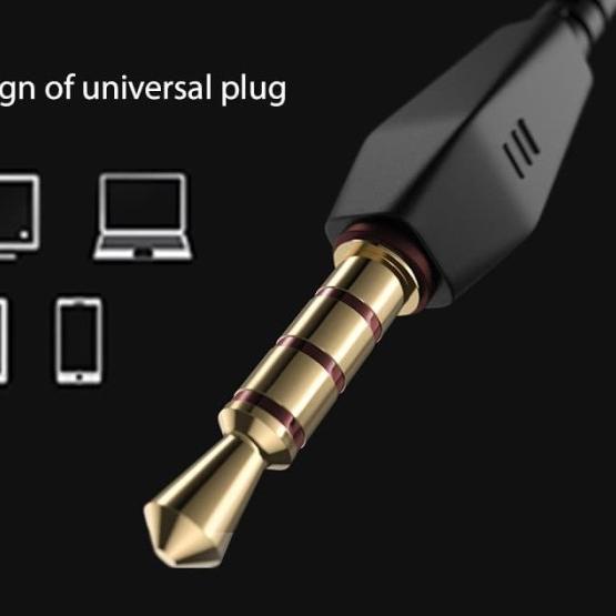 TACOO In-Ear Earphone Earbuds Hi-Fi Deep Bass Braided Cable with Mic